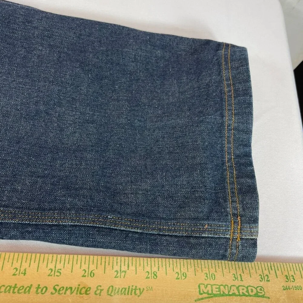 Duluth Flex Ballroom Jeans Mens 40 x 30‎ Blue Cargo Pockets Relaxed